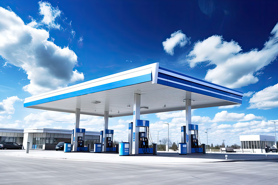 Tankstelle Reingung